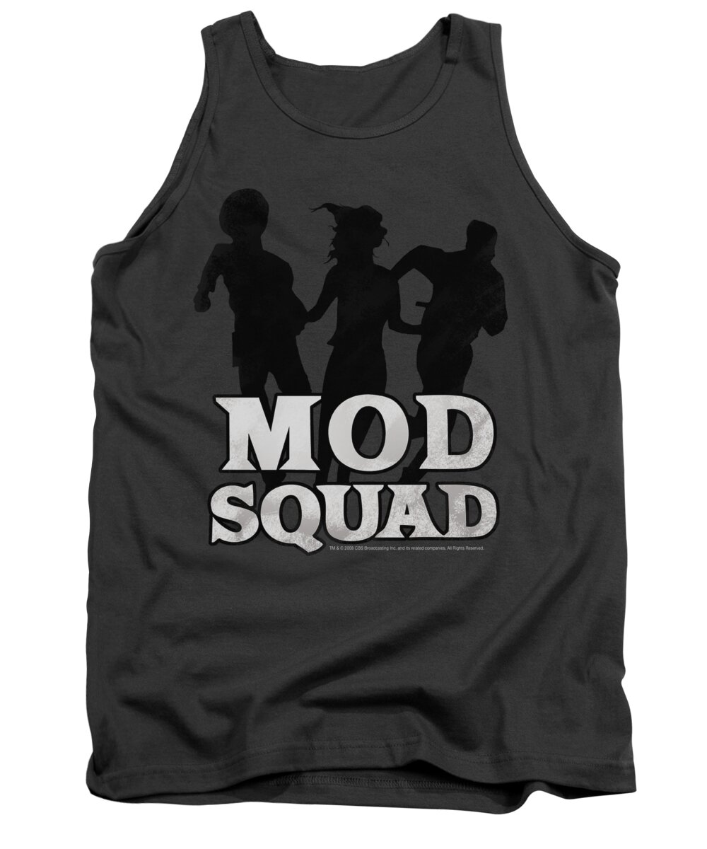 Mod Squad Tank Top featuring the digital art Mod Squad - Mod Squad Run Simple by Brand A