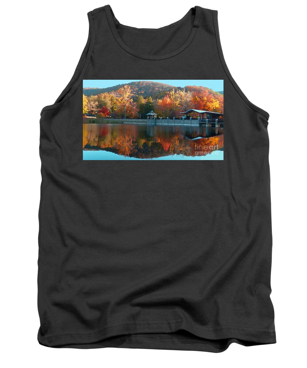 Fall Tank Top featuring the photograph Montreat Autumn by Lydia Holly