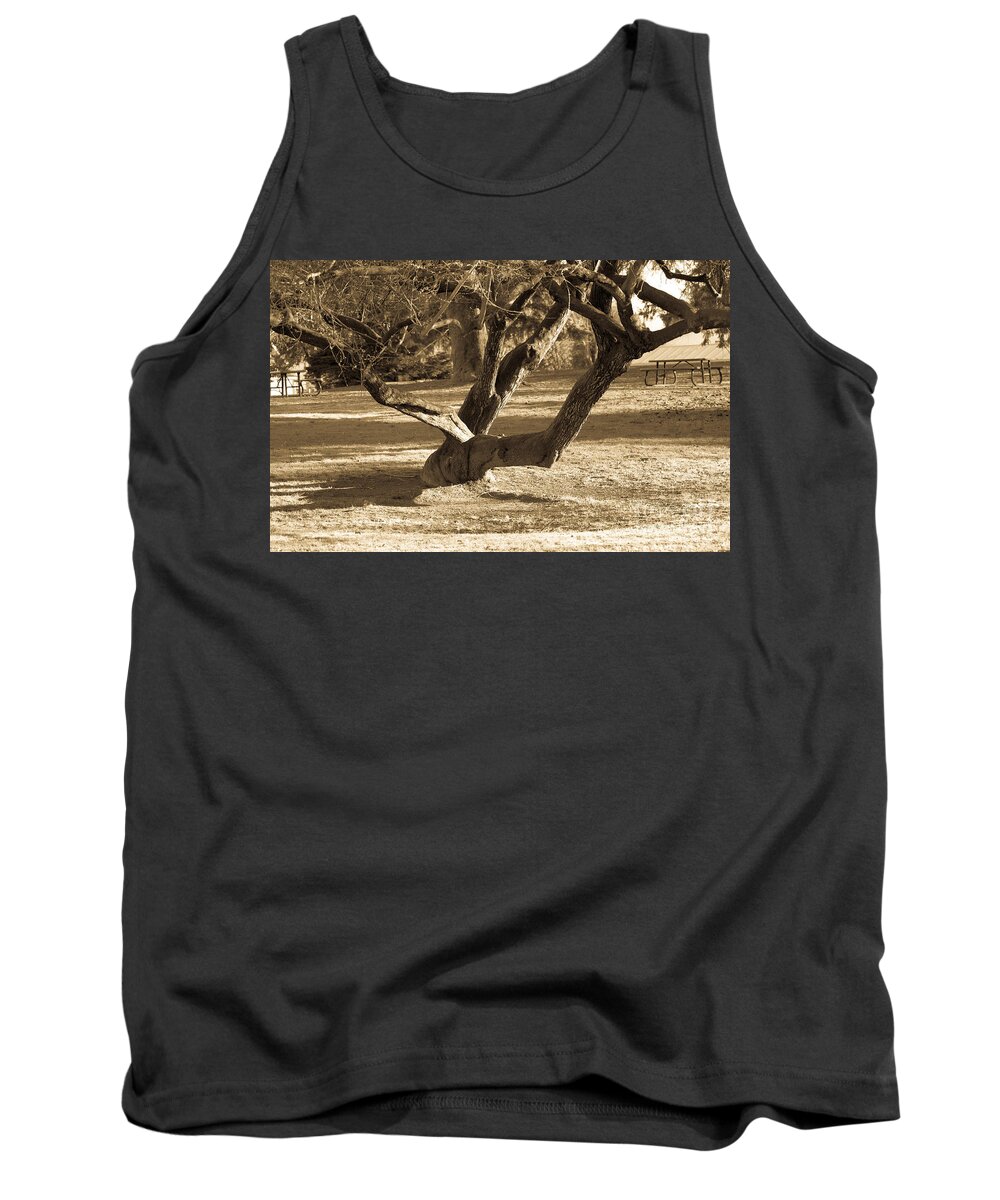 Tree Tank Top featuring the photograph Natural Sculpture by David Fabian