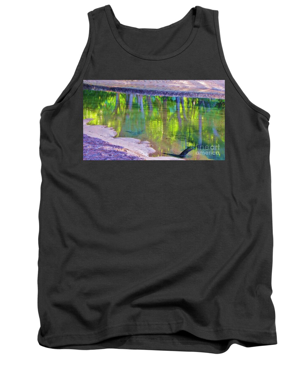 Creek Tank Top featuring the photograph Natures Mirror by Michele Penner