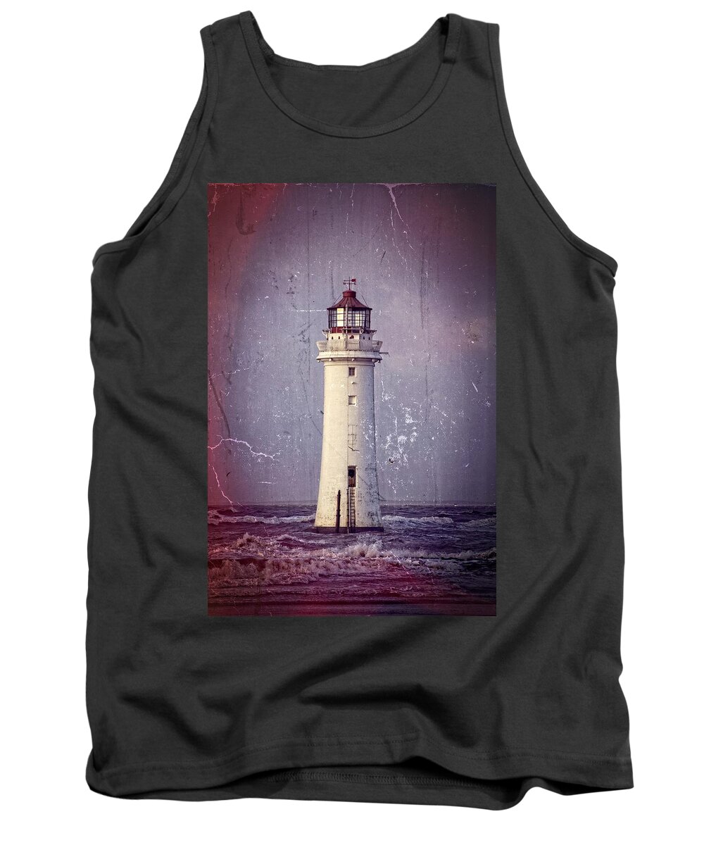 Lighthouse Tank Top featuring the photograph New Brighton Lighthouse by Spikey Mouse Photography