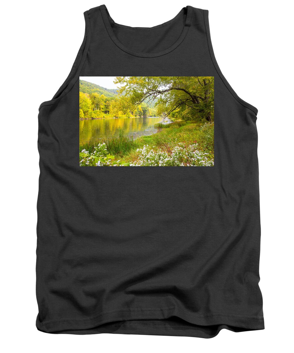 Landscape Tank Top featuring the photograph New Englands Early Autumn by Karol Livote