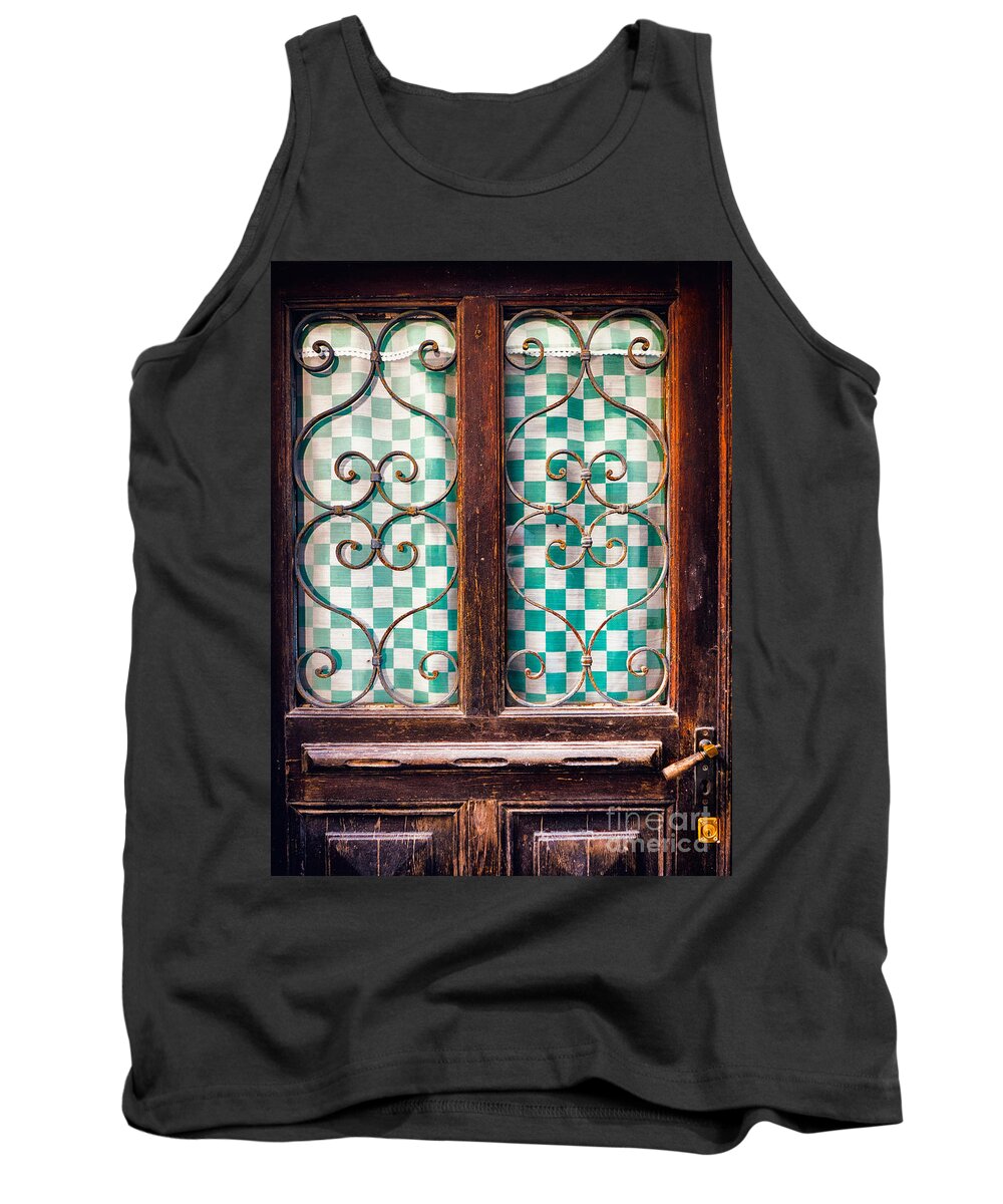 Architecture Tank Top featuring the photograph Old door by Silvia Ganora