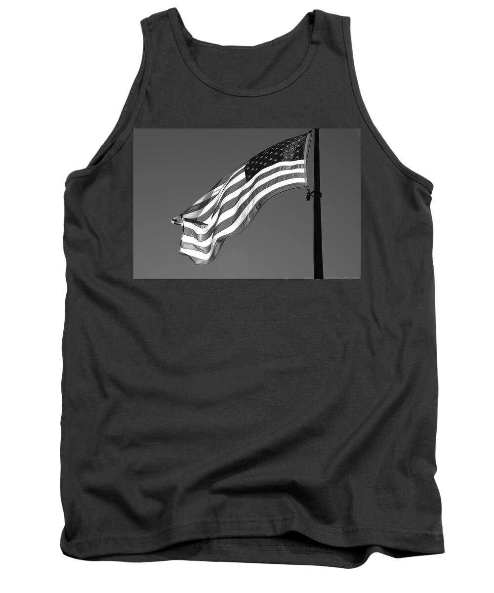 U.s. Flag Tank Top featuring the photograph Old Glory by Ron White