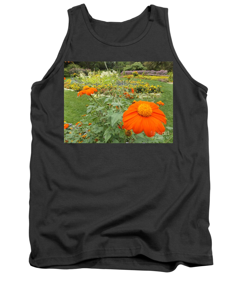 Flower Tank Top featuring the photograph Orange Flower by Erick Schmidt