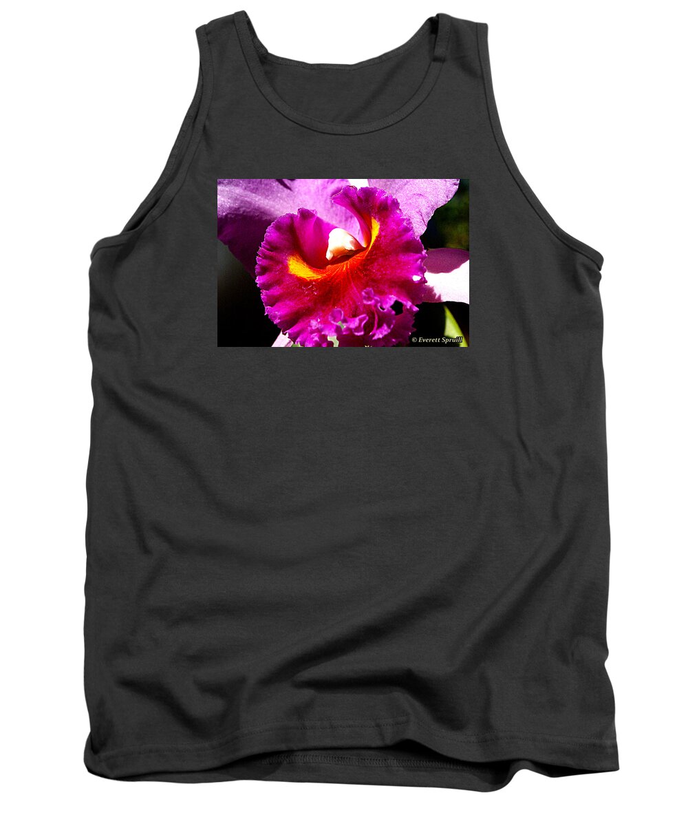 Everett Spruill Tank Top featuring the photograph Orchid by Everett Spruill