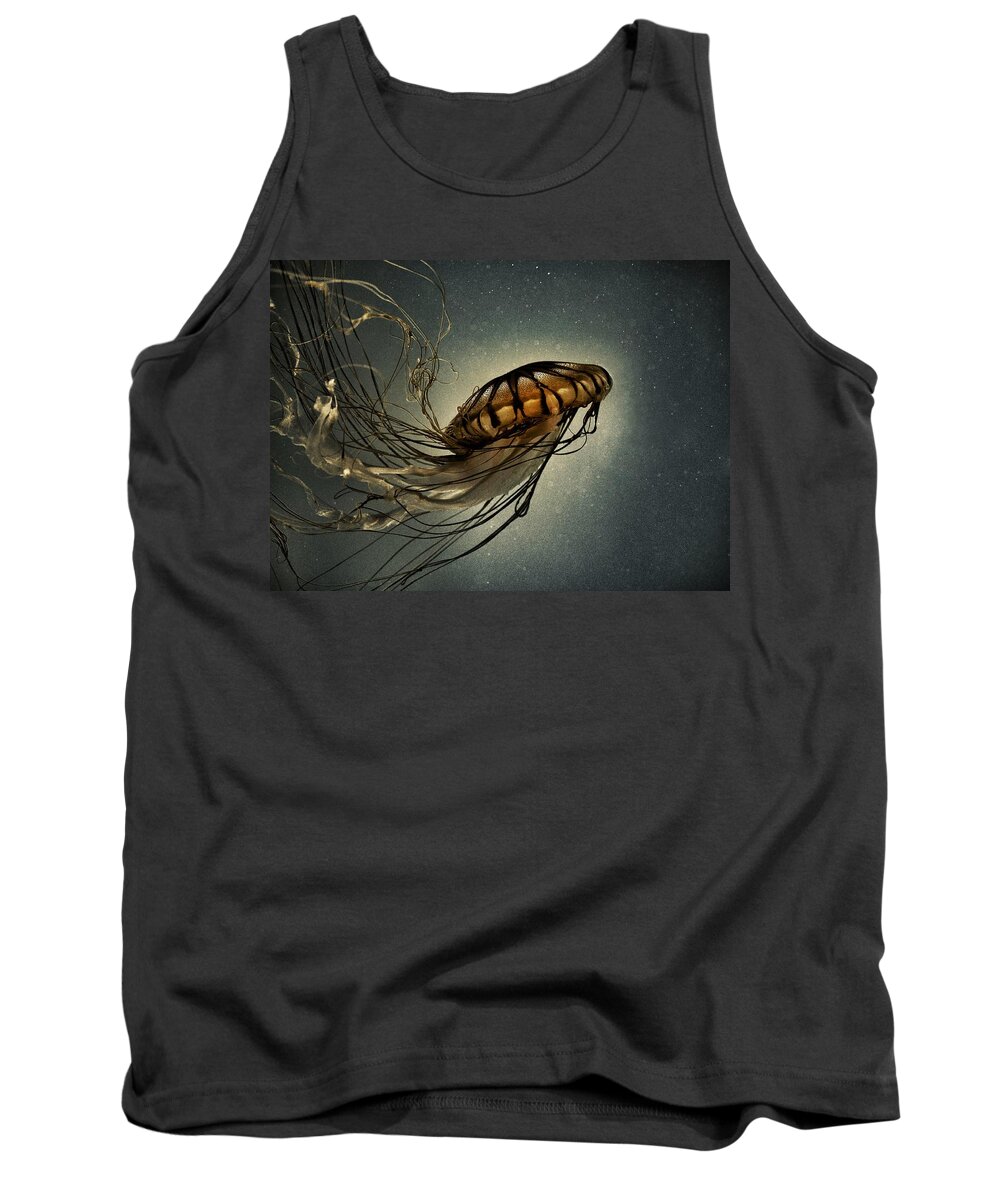 Pacific Sea Nettle Tank Top featuring the photograph Pacific Sea Nettle by Marianna Mills