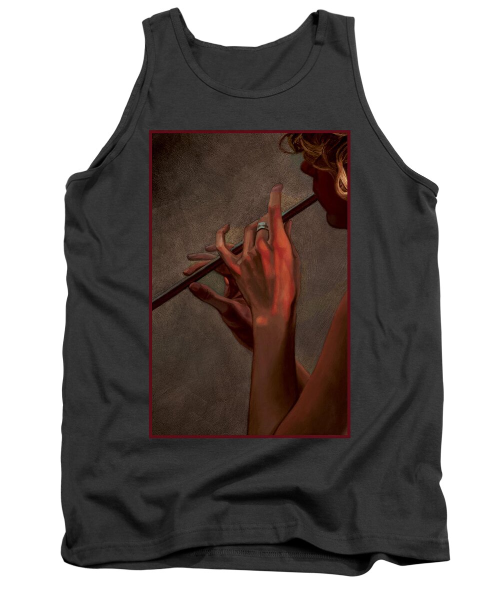 Whelan Art Tank Top featuring the painting Penelope's Song II by Patrick Whelan