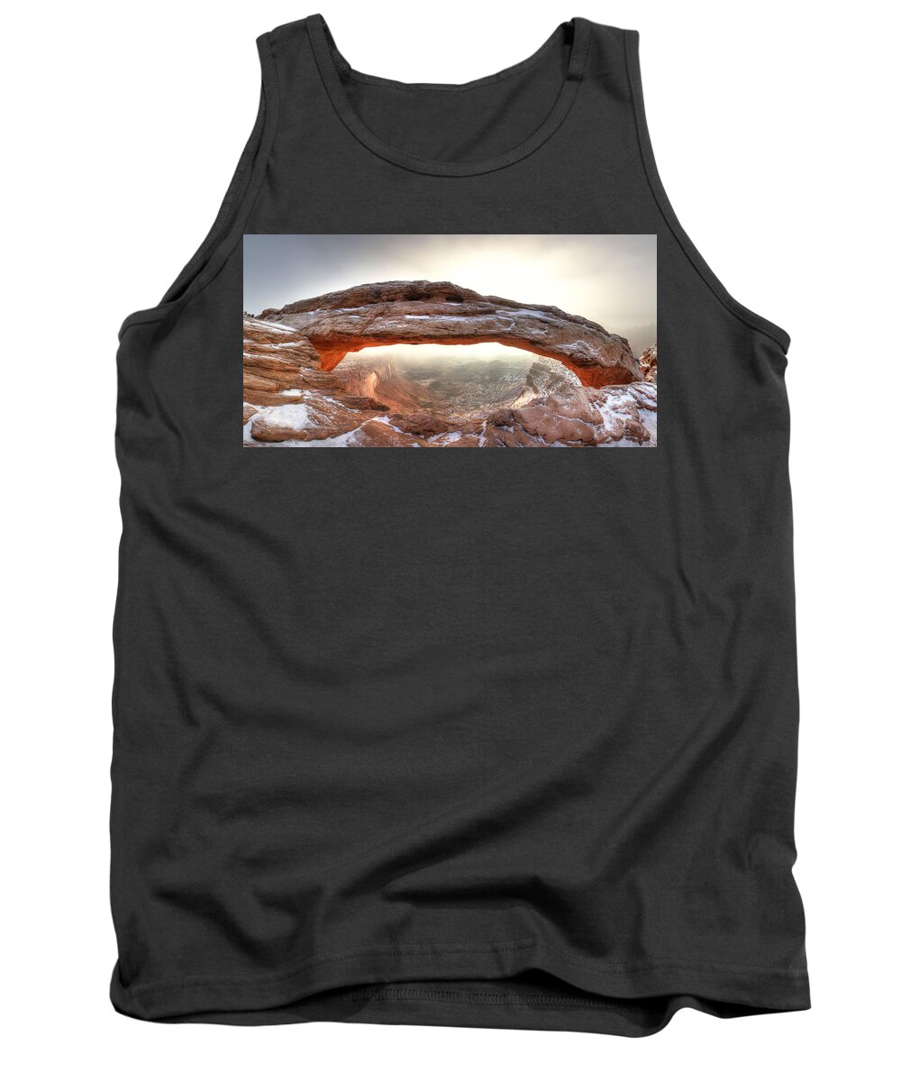 Winter Tank Top featuring the photograph Picture Window by David Andersen