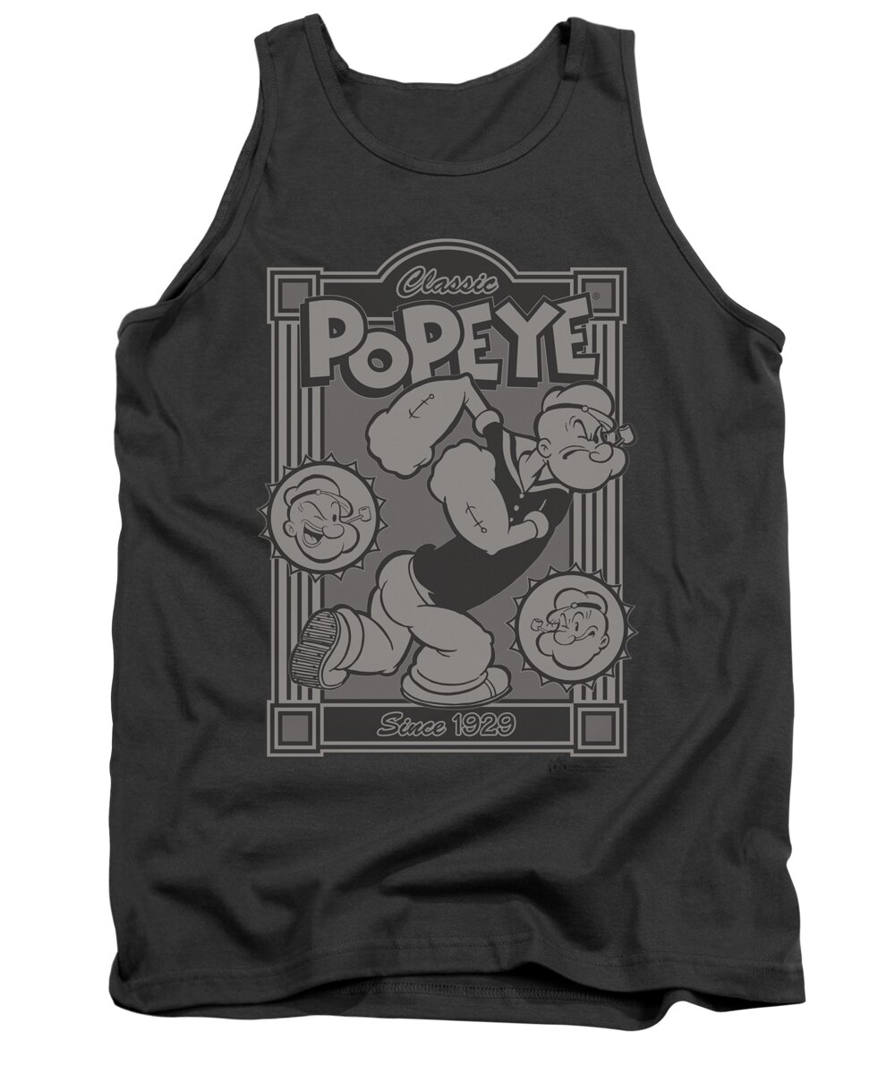Popeye Tank Top featuring the digital art Popeye - Classic Popeye by Brand A