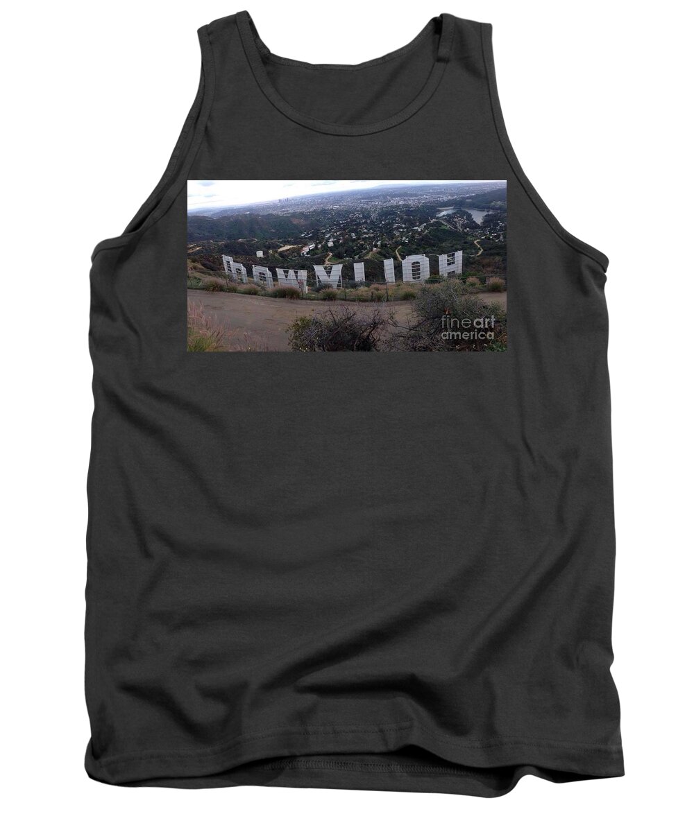 Hollywood Tank Top featuring the photograph Quite A Hike by Denise Railey