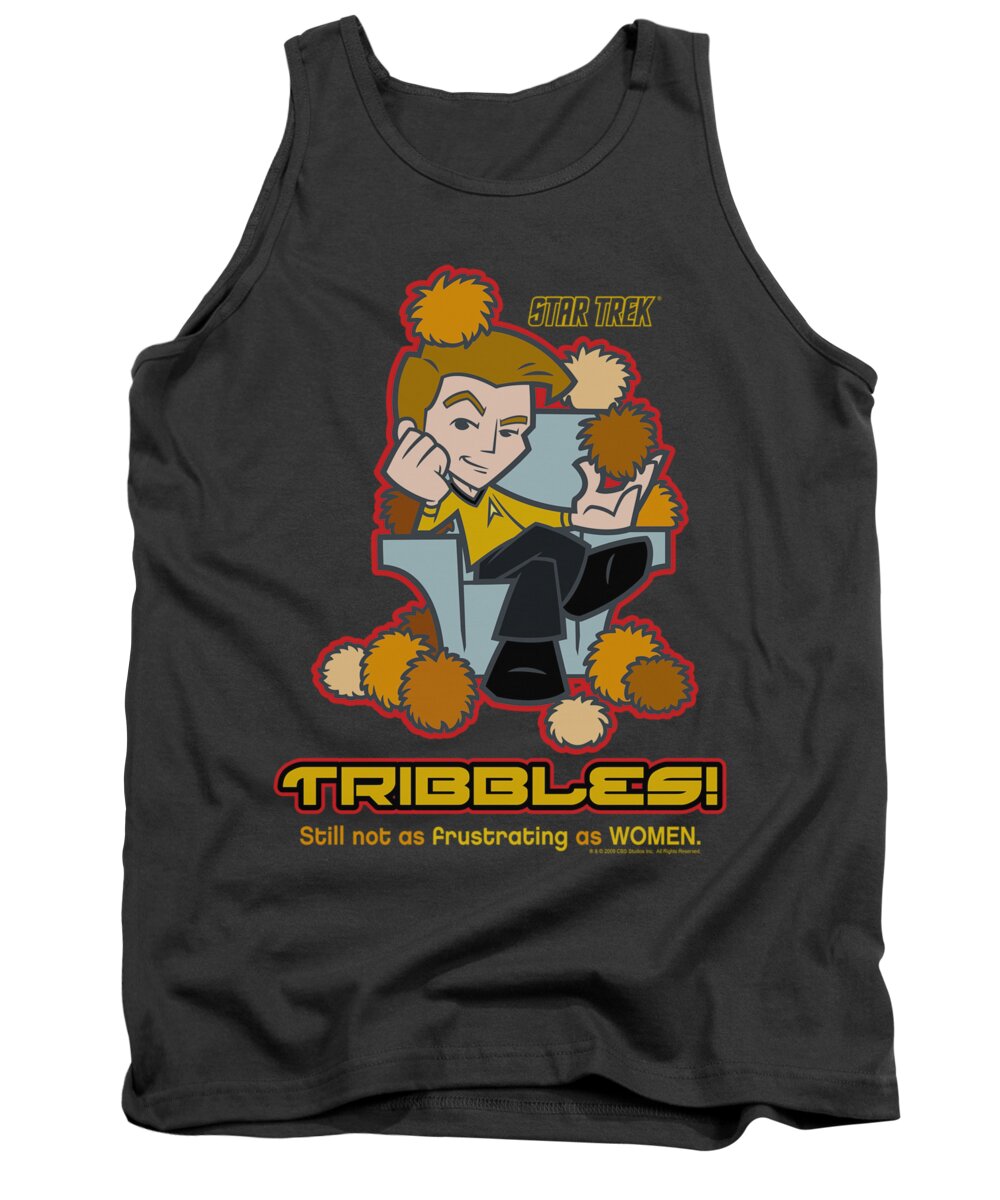 Star Trek Tank Top featuring the digital art Quogs - Not As Frustrating by Brand A