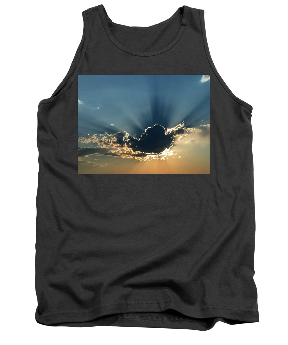 Sunrays Tank Top featuring the photograph Rays Of Light #1 by Shane Bechler