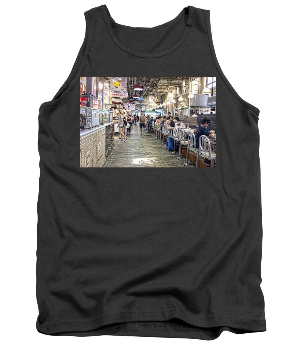 Reading Tank Top featuring the photograph Reading Terminal by Hugh Smith