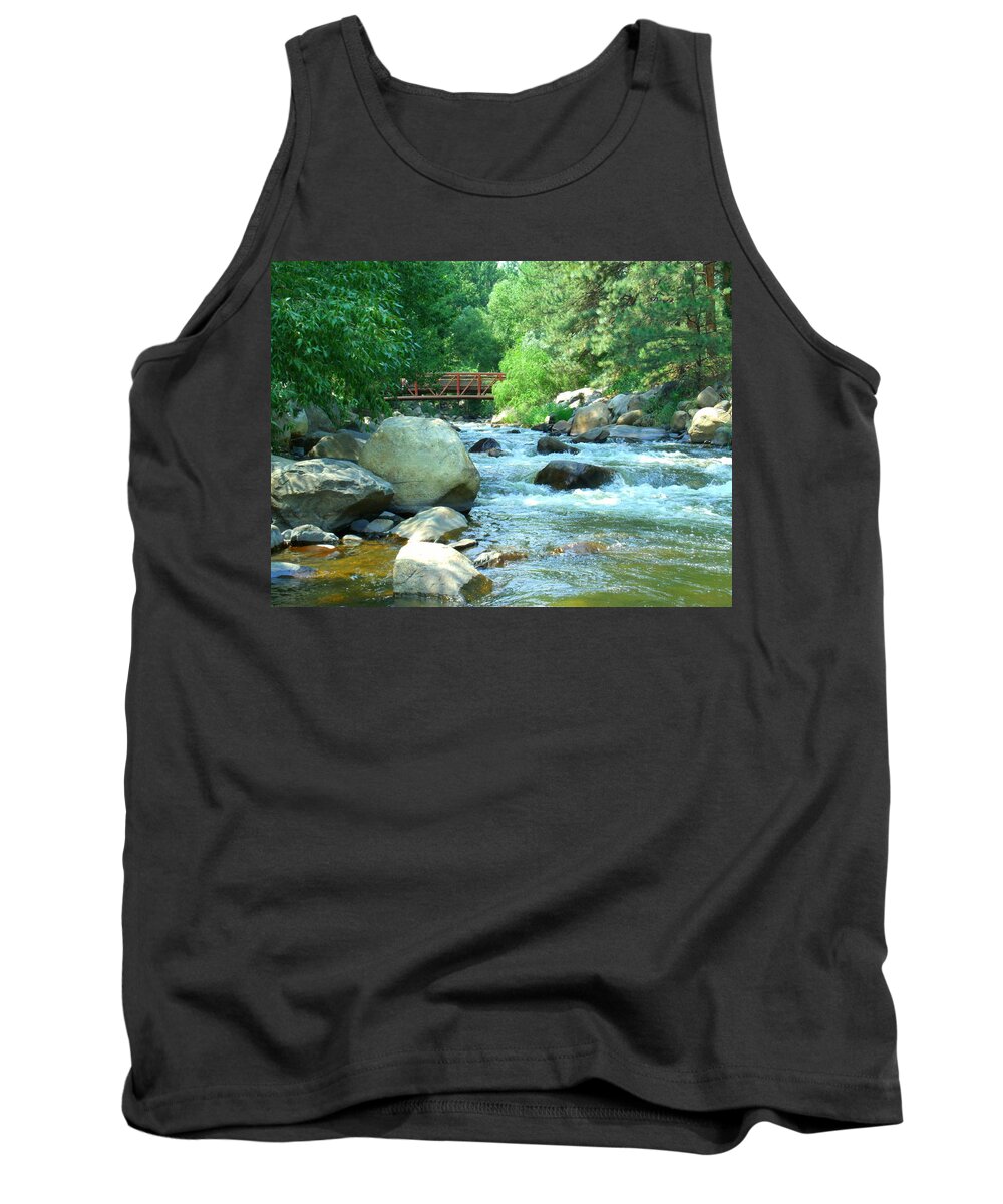 Big Thompson River Tank Top featuring the photograph Remembering by Jessica Myscofski