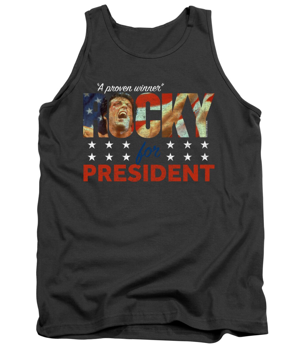  Tank Top featuring the digital art Rocky - A Proven Winner by Brand A