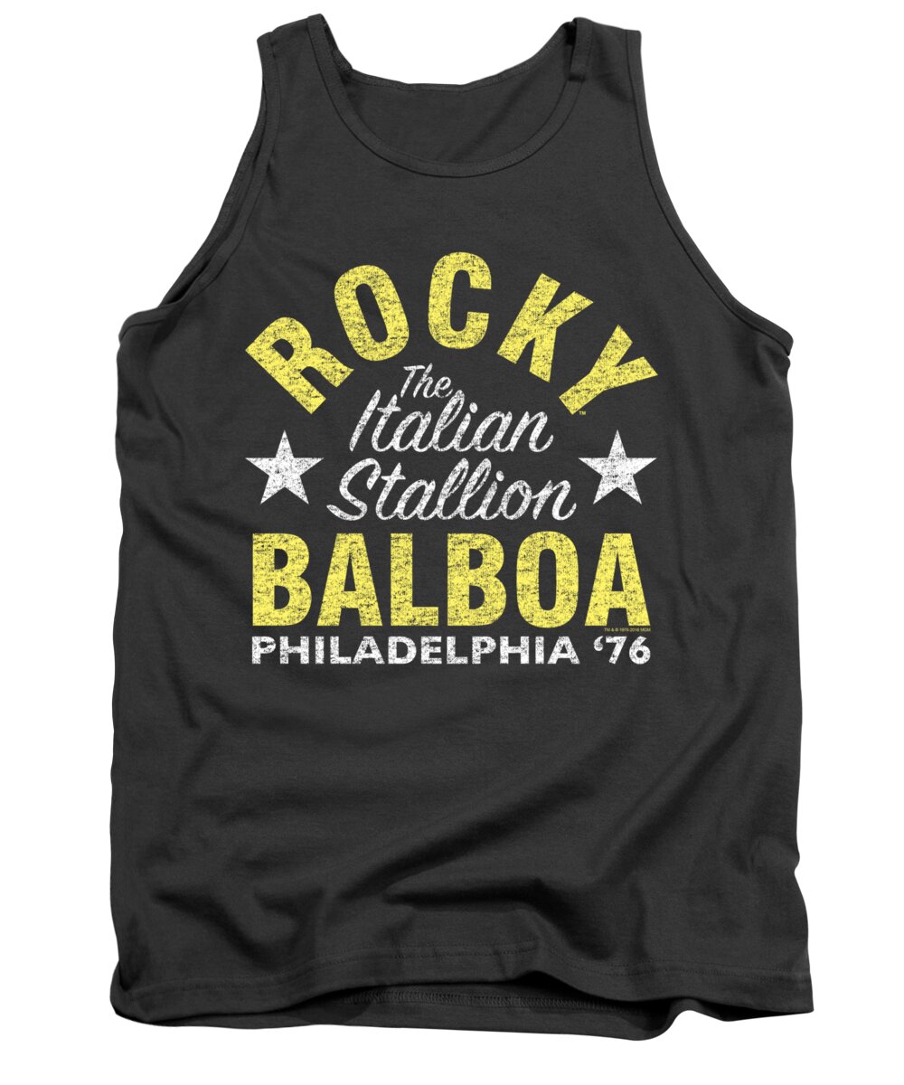  Tank Top featuring the digital art Rocky - Rocky Philly by Brand A