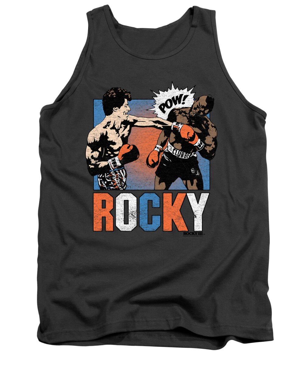  Tank Top featuring the digital art Rocky - Rocky Pow by Brand A