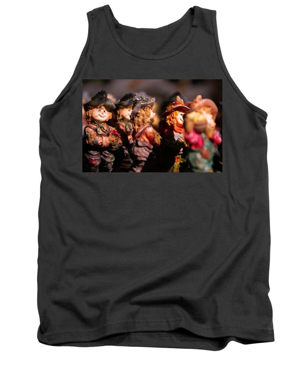 Scarecrow Tank Top featuring the photograph Scarecrowd by Pablo Rosales