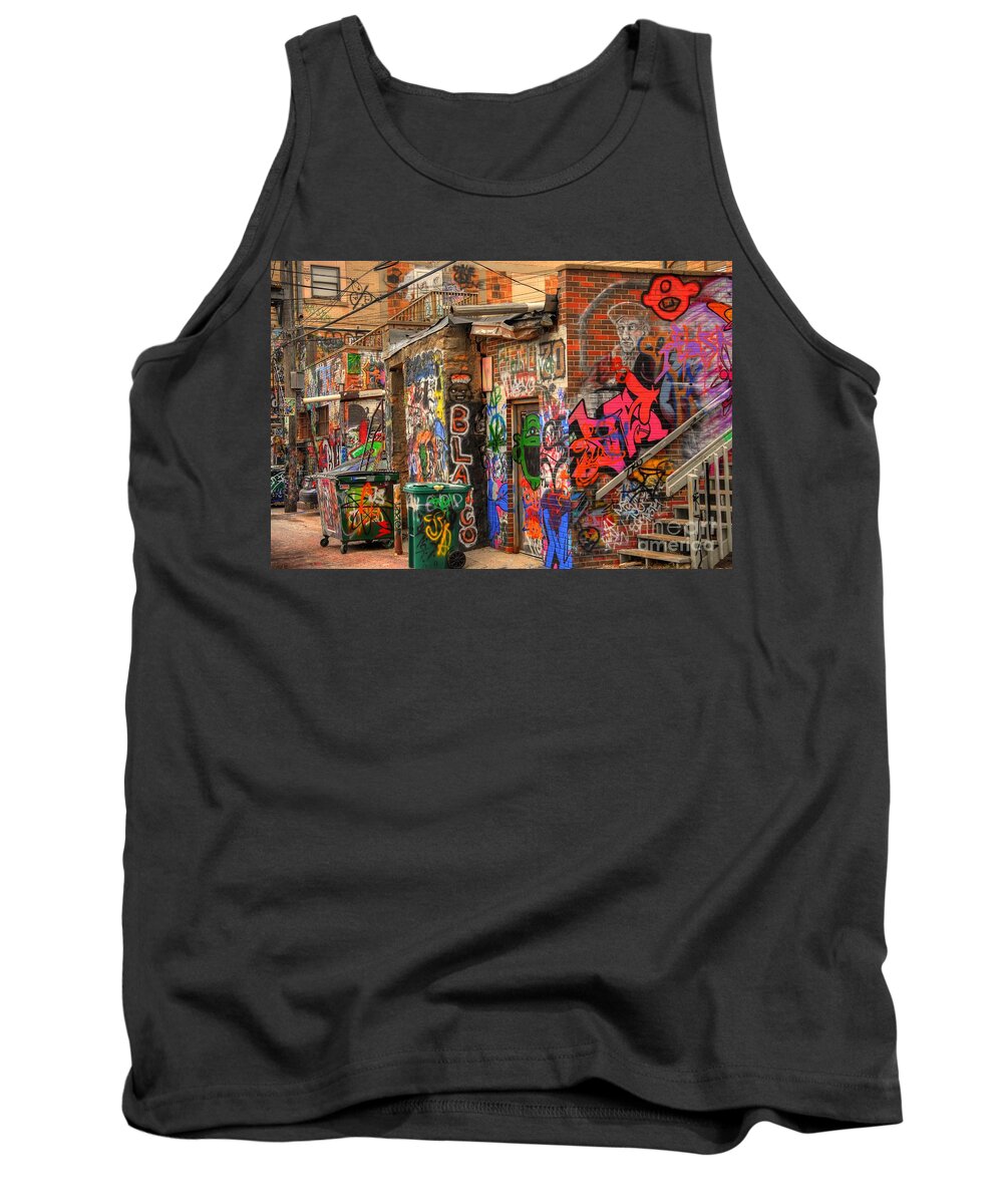 Graffiti Tank Top featuring the photograph Seeing is Believing by Anthony Wilkening