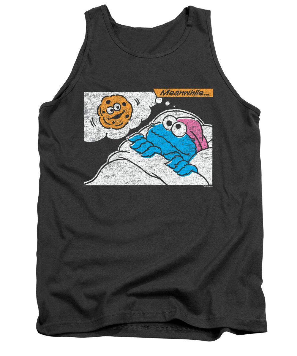  Tank Top featuring the digital art Sesame Street - Meanwhile by Brand A