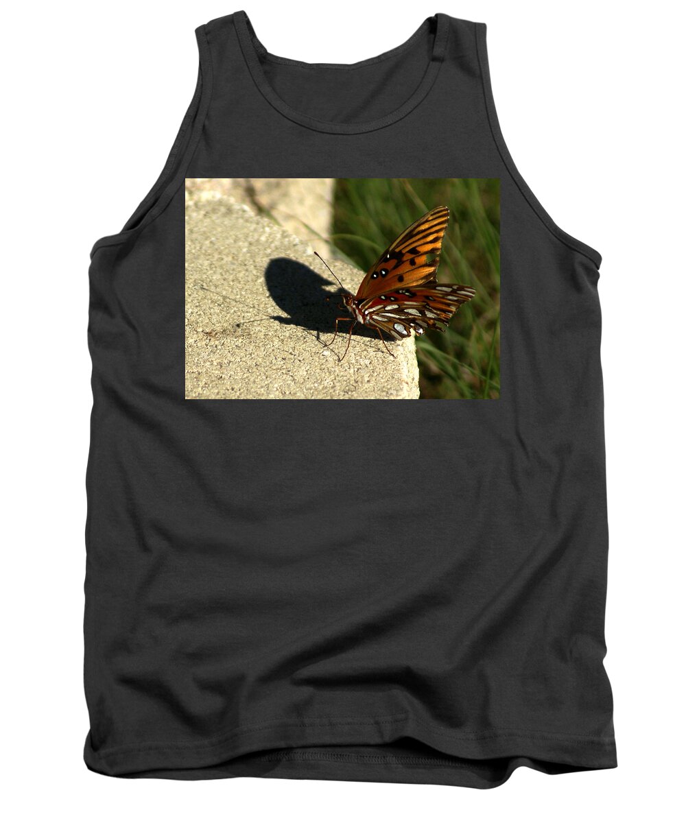 Shadow Tank Top featuring the photograph Shadow by Chauncy Holmes