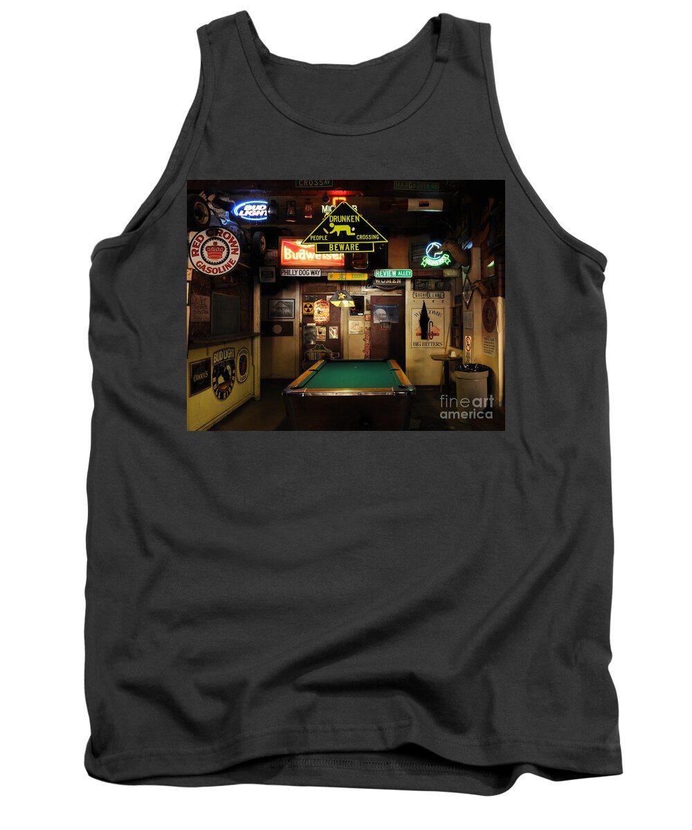 Bar Tank Top featuring the photograph Signs and More Signs by Vivian Christopher