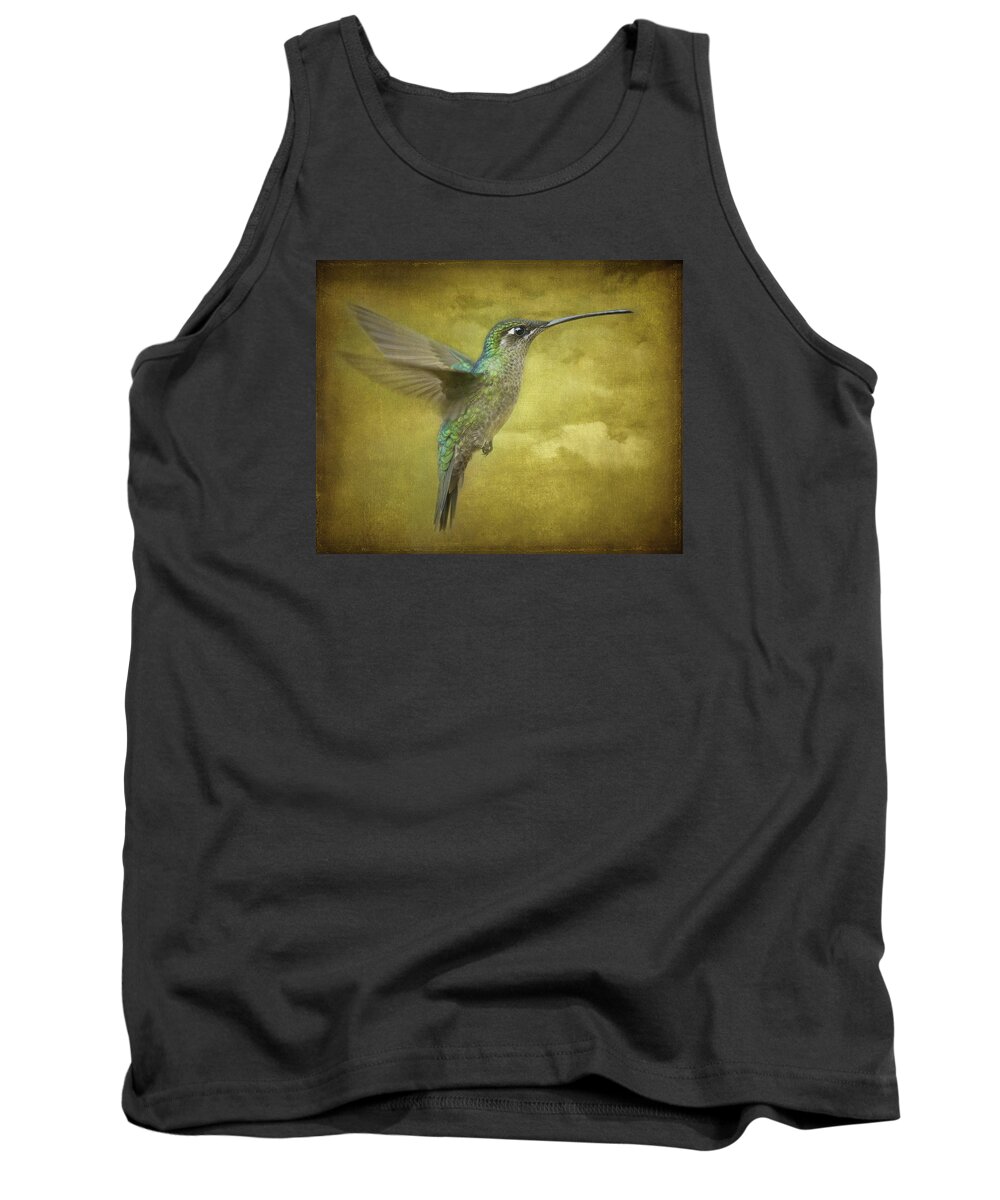 Magnificent Hummingbird Tank Top featuring the photograph Simply Magnificent.. by Nina Stavlund