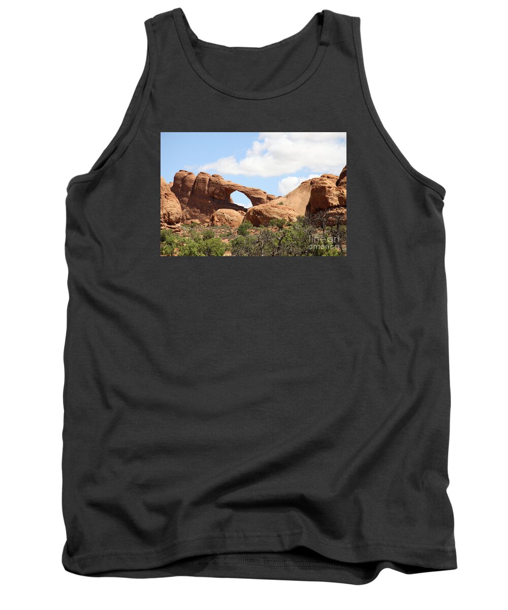 Arch Tank Top featuring the photograph Skyline Arch by Christiane Schulze Art And Photography