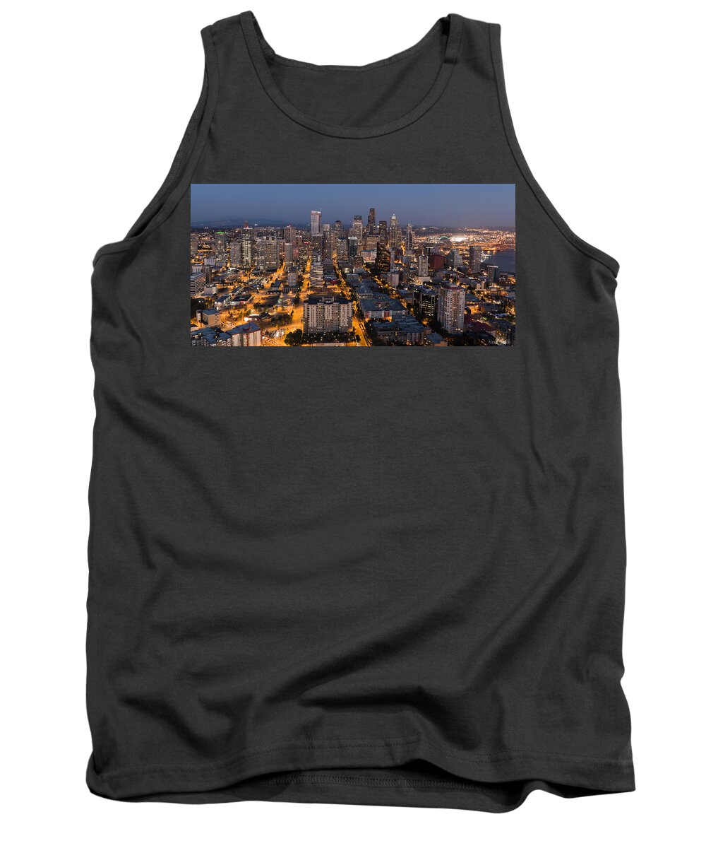 America Tank Top featuring the photograph Sleepless In Seattle by Heidi Smith