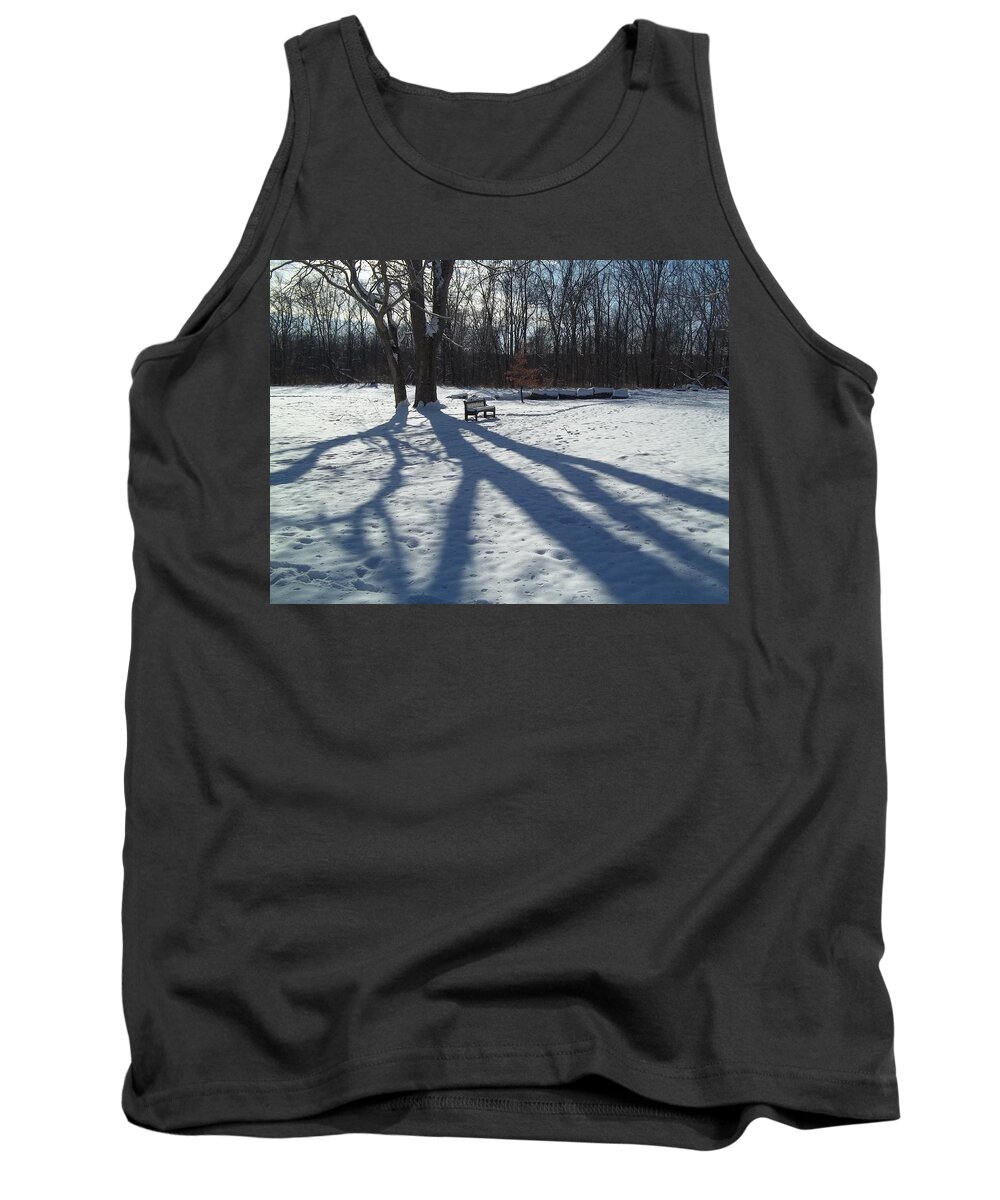 Snow Tank Top featuring the photograph Solitude by Eric Switzer