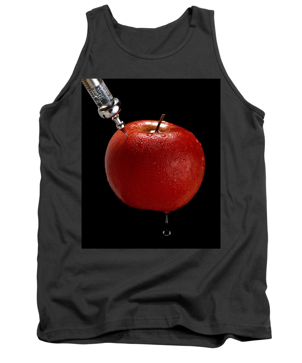 Red Apple Syringe And Drop Tank Top featuring the photograph Special treatment. Serbia by Juan Carlos Ferro Duque