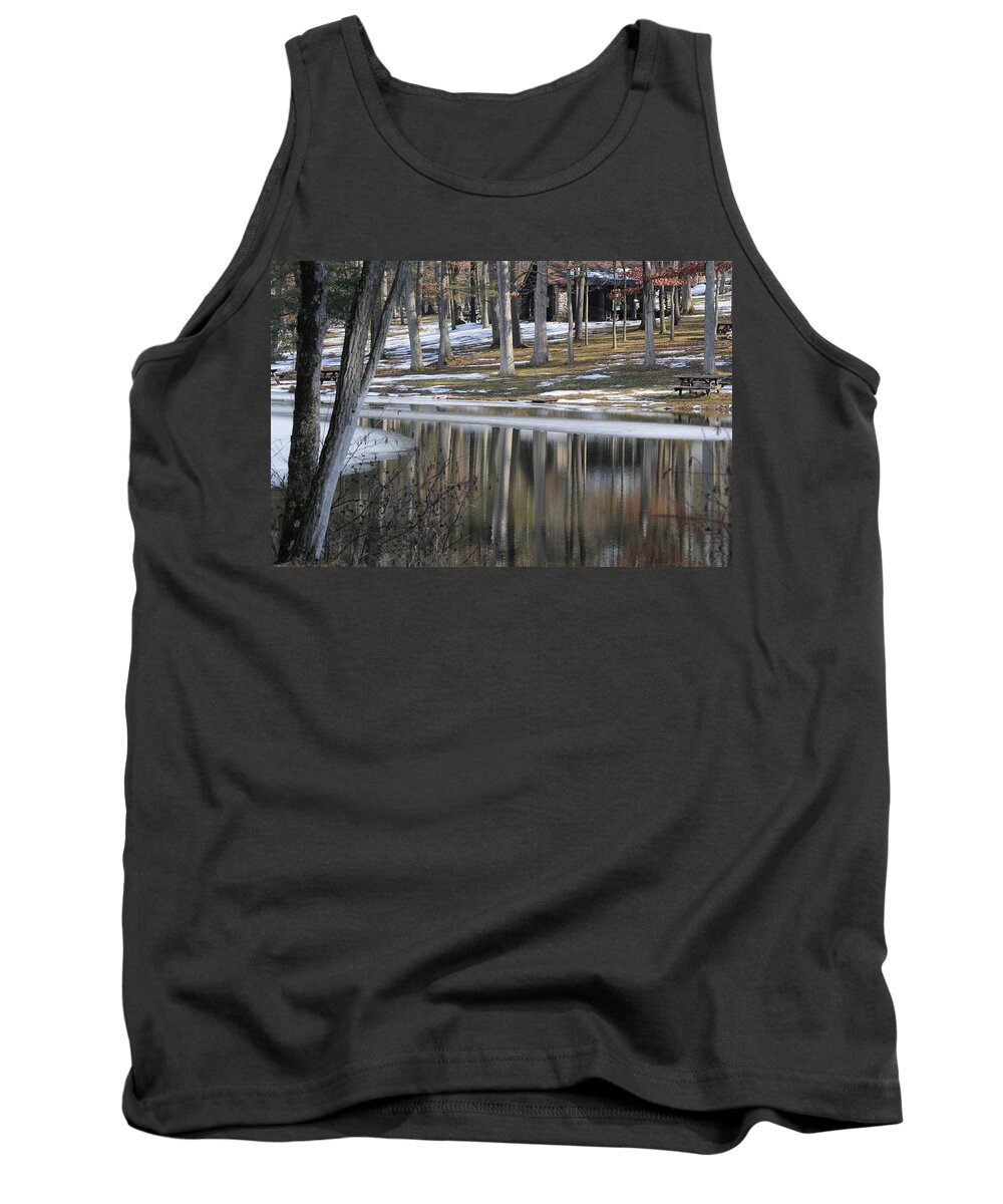 Landscape Tank Top featuring the photograph Spring Thaw by Jack Harries