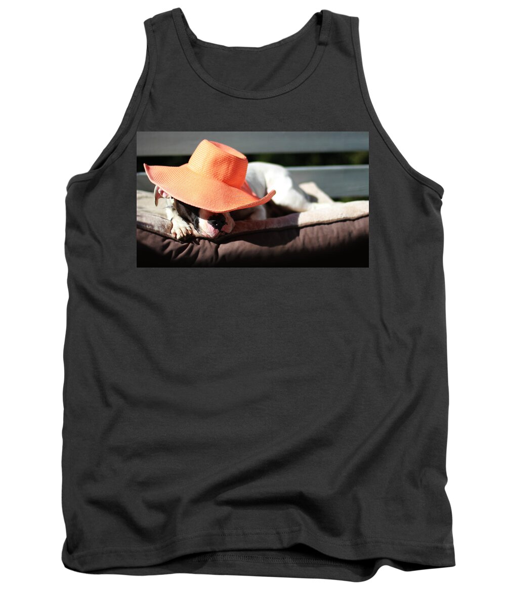 Summer Tank Top featuring the photograph Summer Siesta by Shelley Neff