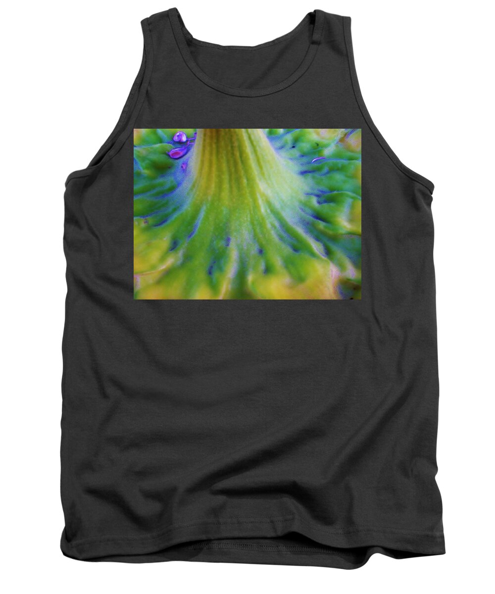 Sunflower Tank Top featuring the photograph Sunflower...Moonside 2 by Daniel Thompson