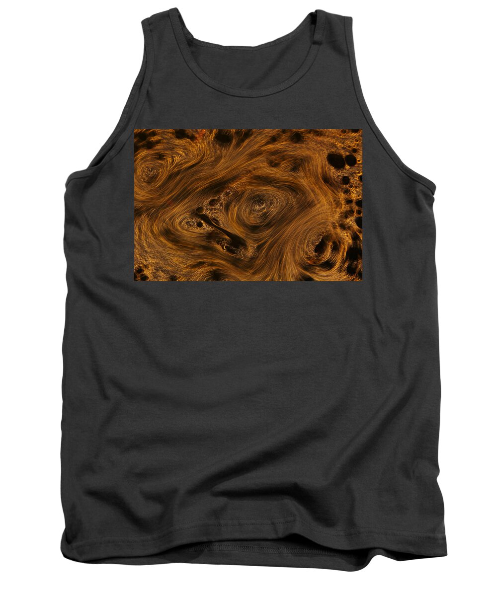 Abstract Tank Top featuring the photograph Swirling by Robert Woodward