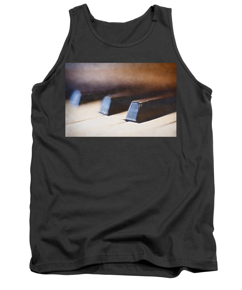 Piano Tank Top featuring the photograph The Black Keys by Scott Norris