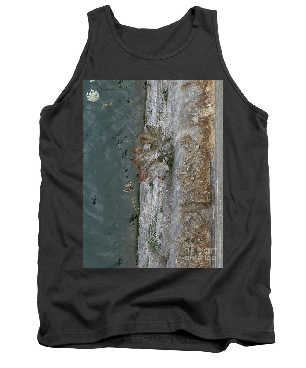 Landscape Tank Top featuring the photograph The Canal Water by Brenda Brown