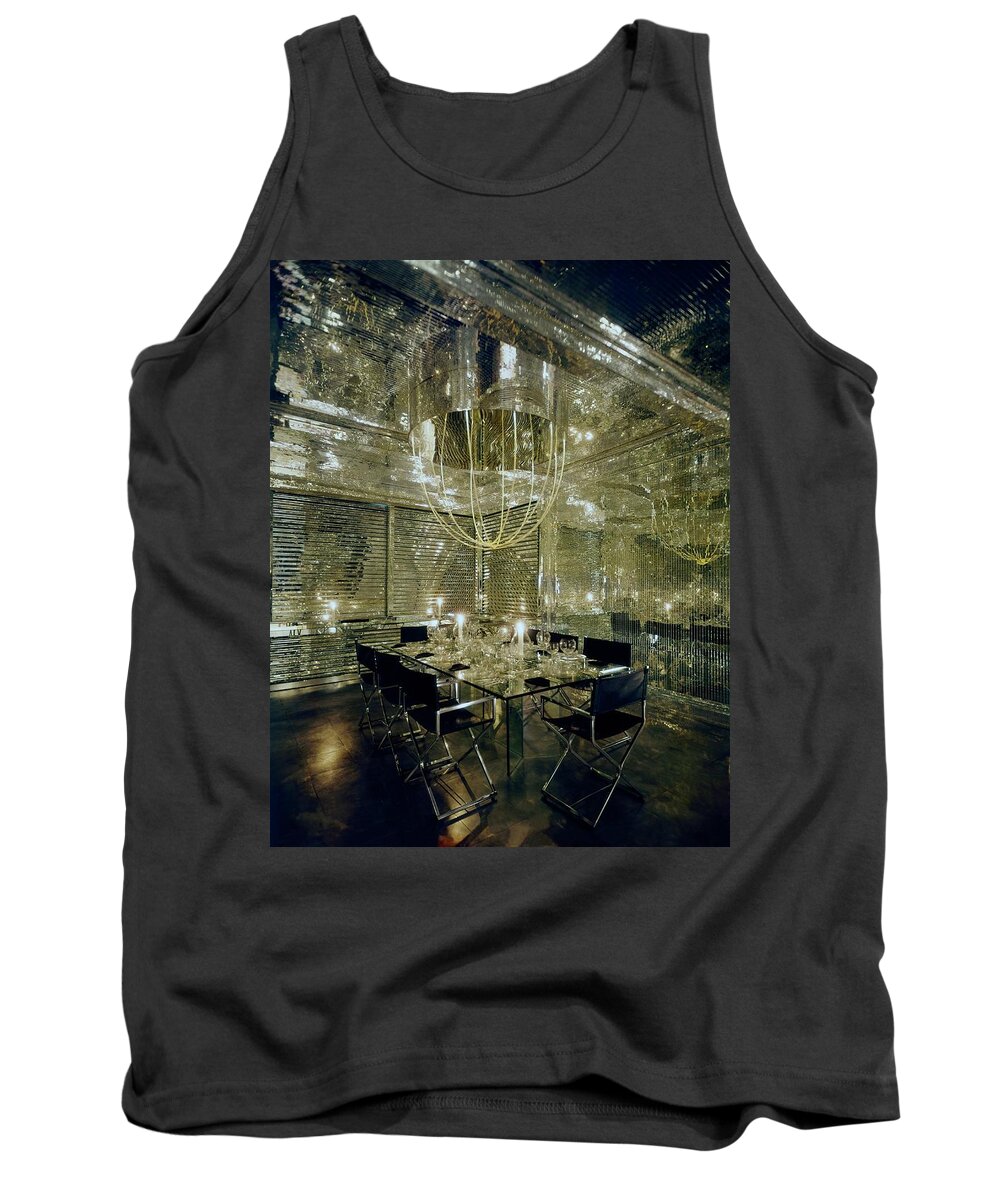 Decorative Art Tank Top featuring the photograph The Dining Room Of Ara Gallant's Apartment by William Grigsby