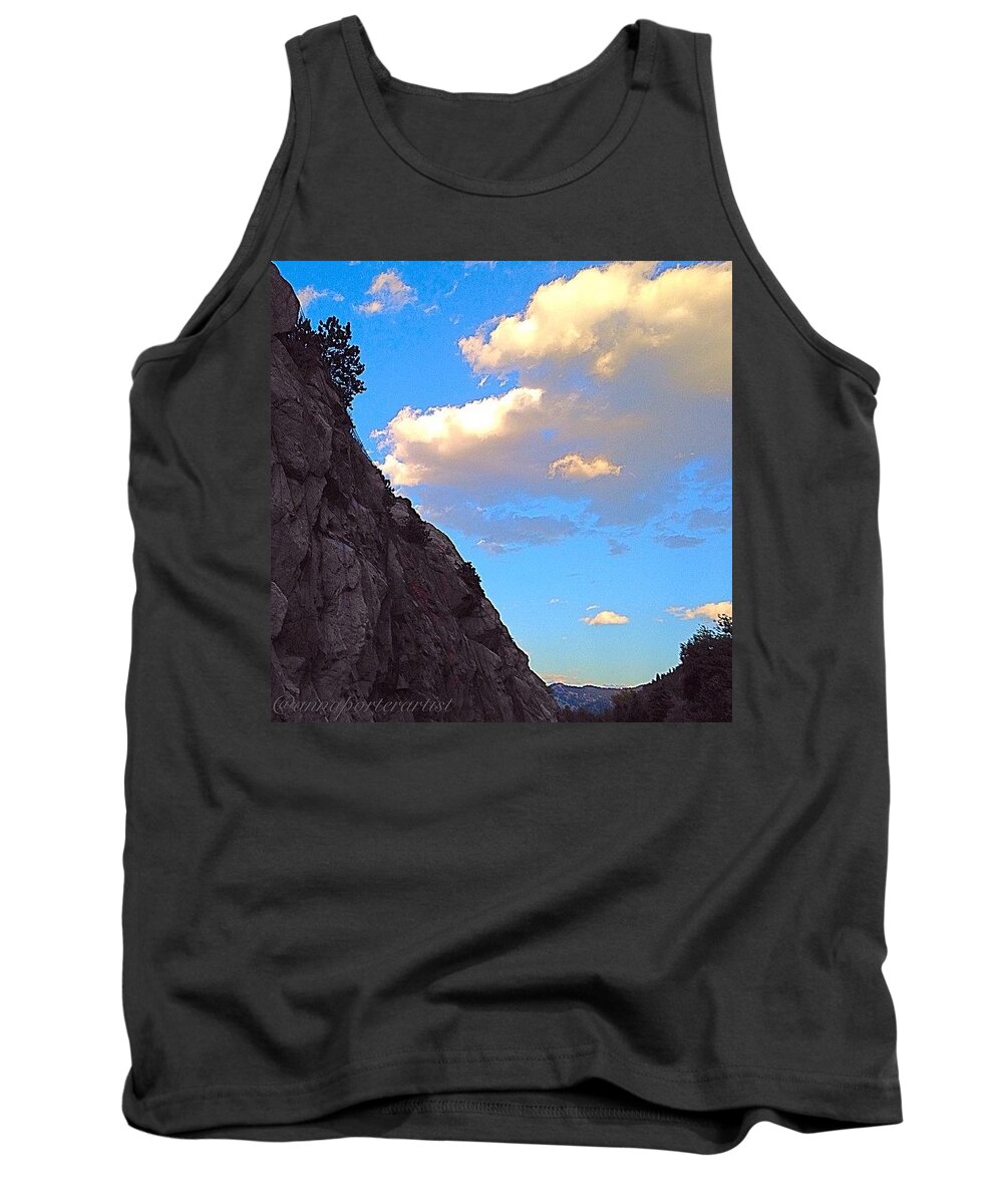 Boulder Tank Top featuring the photograph The Drama Of The Flatirons, Boulder by Anna Porter