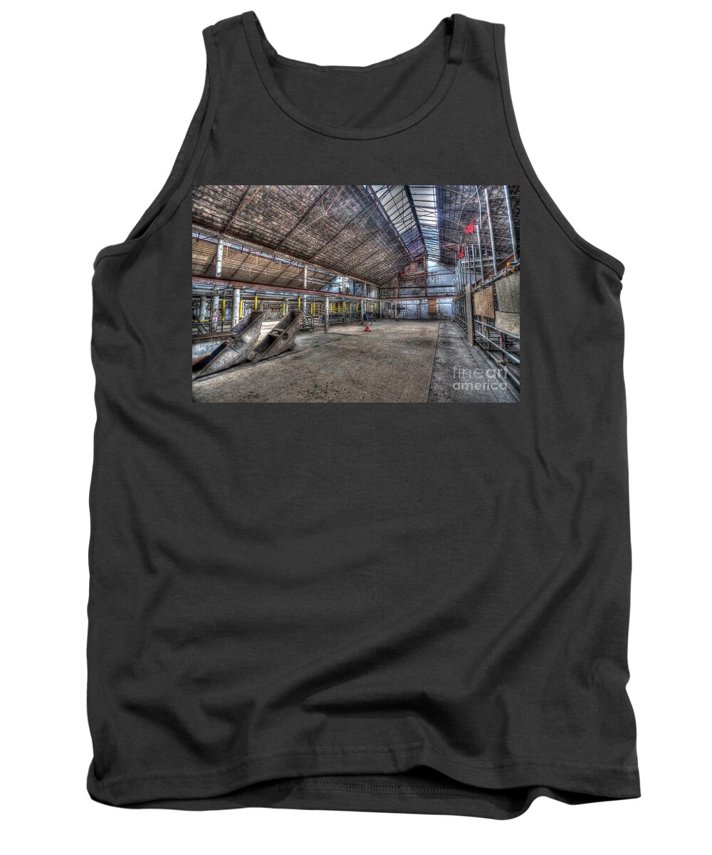 Flaxmill Tank Top featuring the photograph The Dye House - Flaxmill Maltings by Sheila Laurens