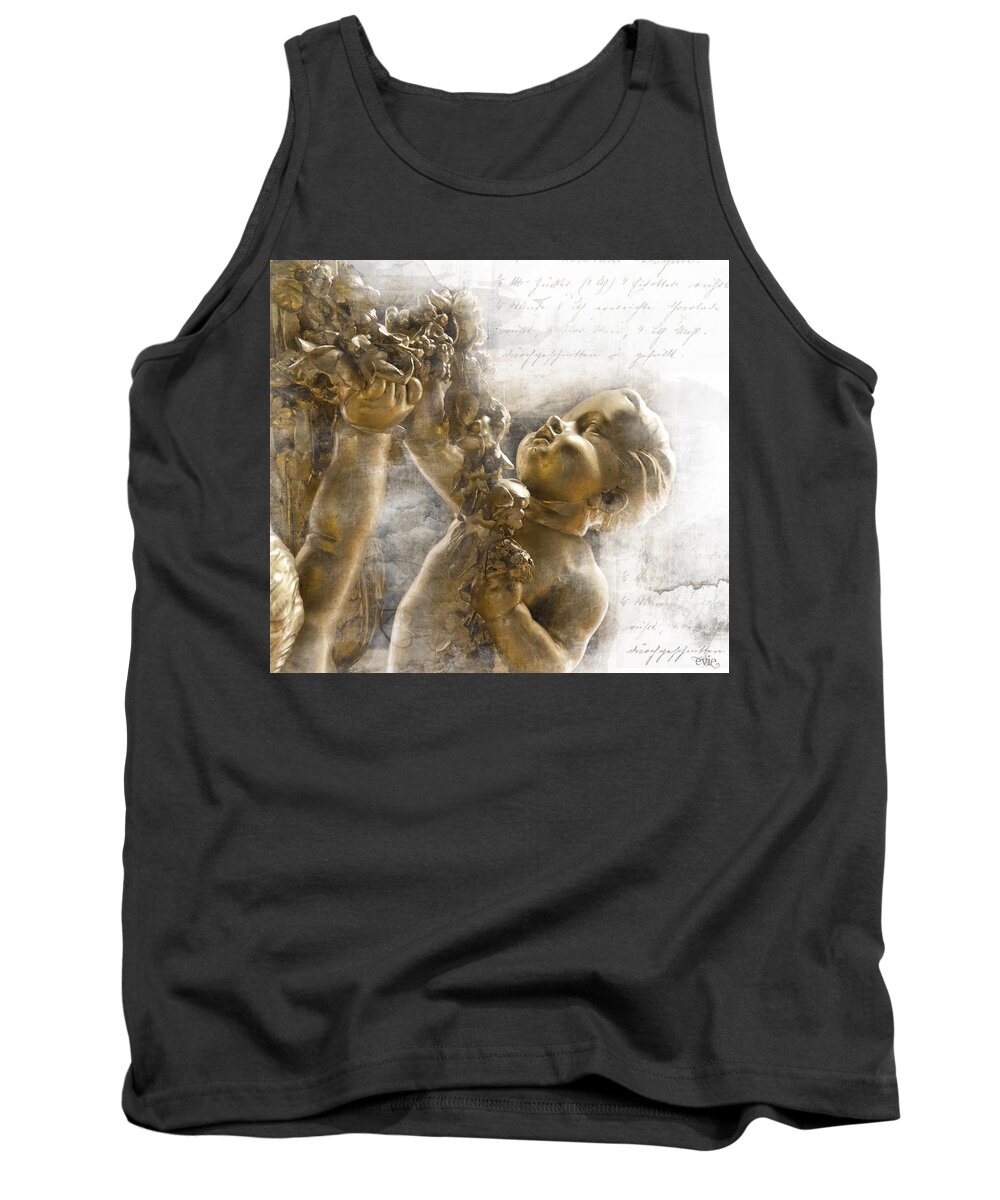 Cherub Tank Top featuring the photograph The Glory of France by Evie Carrier
