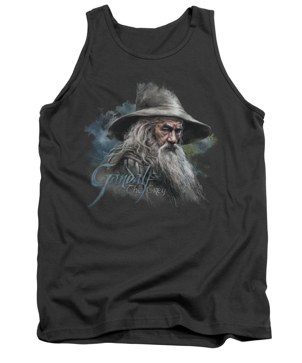 The Hobbit Tank Top featuring the digital art The Hobbit - Gandalf The Grey by Brand A