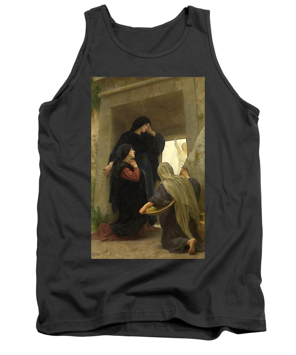 William Bouguereau Tank Top featuring the digital art The Holy Women at the Tomb by William Bouguereau
