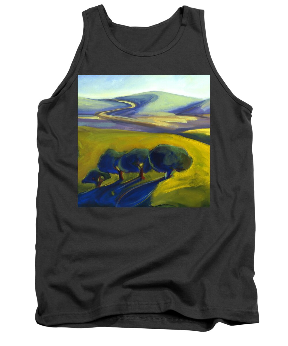 California Tank Top featuring the painting The Promise 2 by Konnie Kim