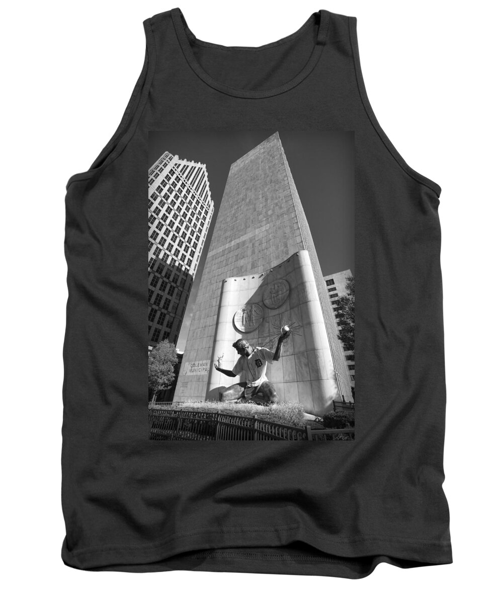 Detroit Tank Top featuring the photograph The Spirit of Detroit Tigers 3 by Gordon Dean II