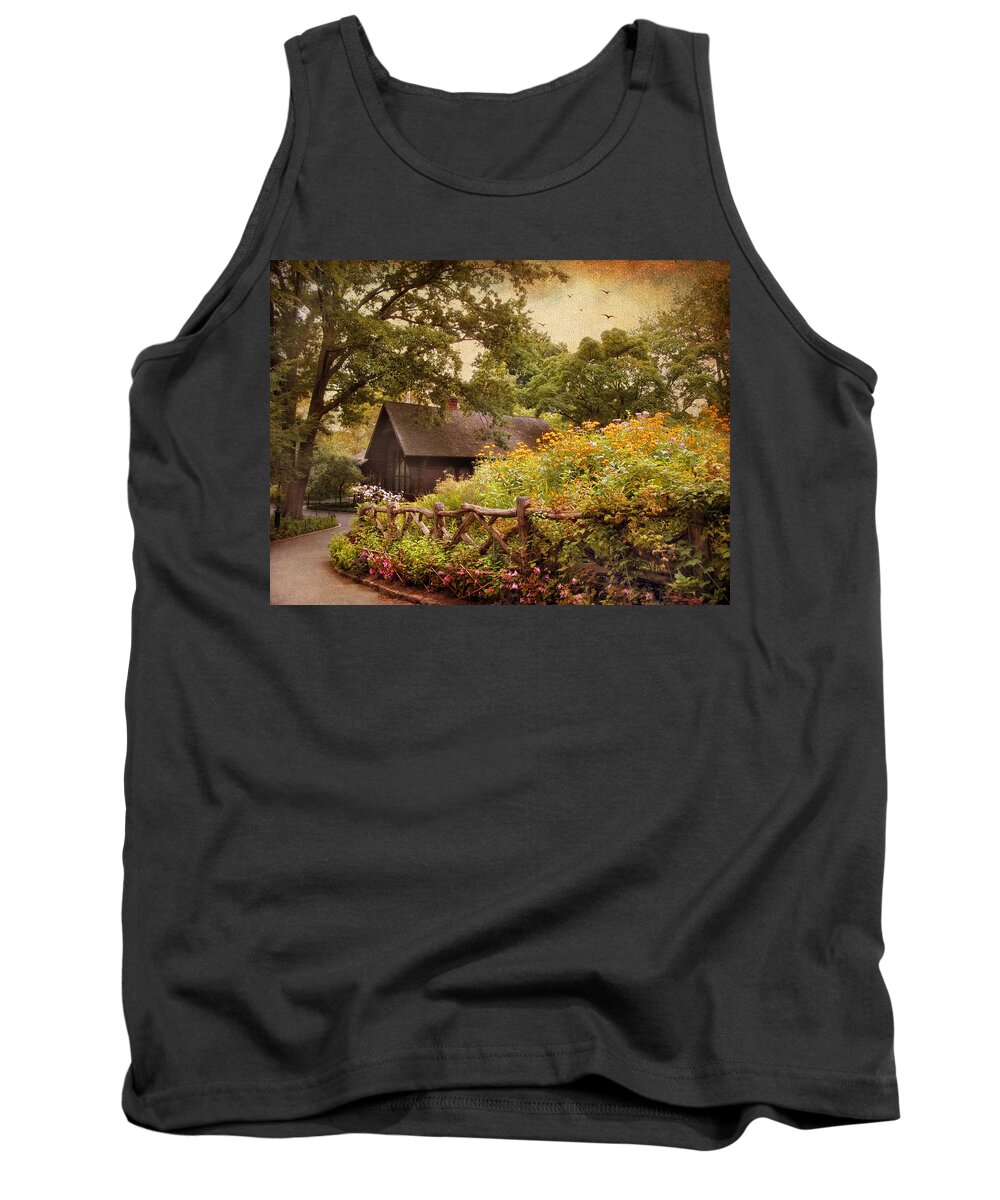 Cottage Tank Top featuring the photograph The Swedish Cottage by Jessica Jenney