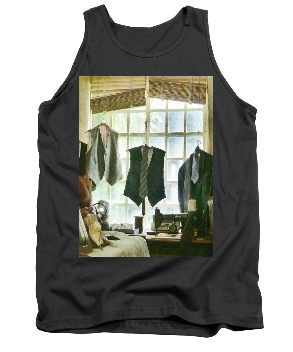 Tailor Tank Top featuring the photograph The Tailor Shop by Steve Taylor