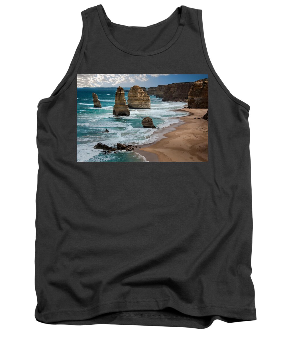 Acrylic Print Tank Top featuring the photograph The Twelve Apostles by Harry Spitz