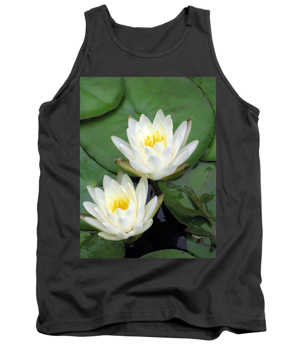 Water Lilies Tank Top featuring the photograph The Water Lilies Collection - 12 by Pamela Critchlow